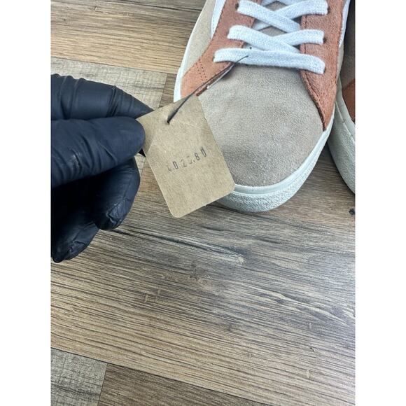 Madewell Sidewalk Low-Top Sneakers Brown Suede Size 8.5M - Picture 2 of 10